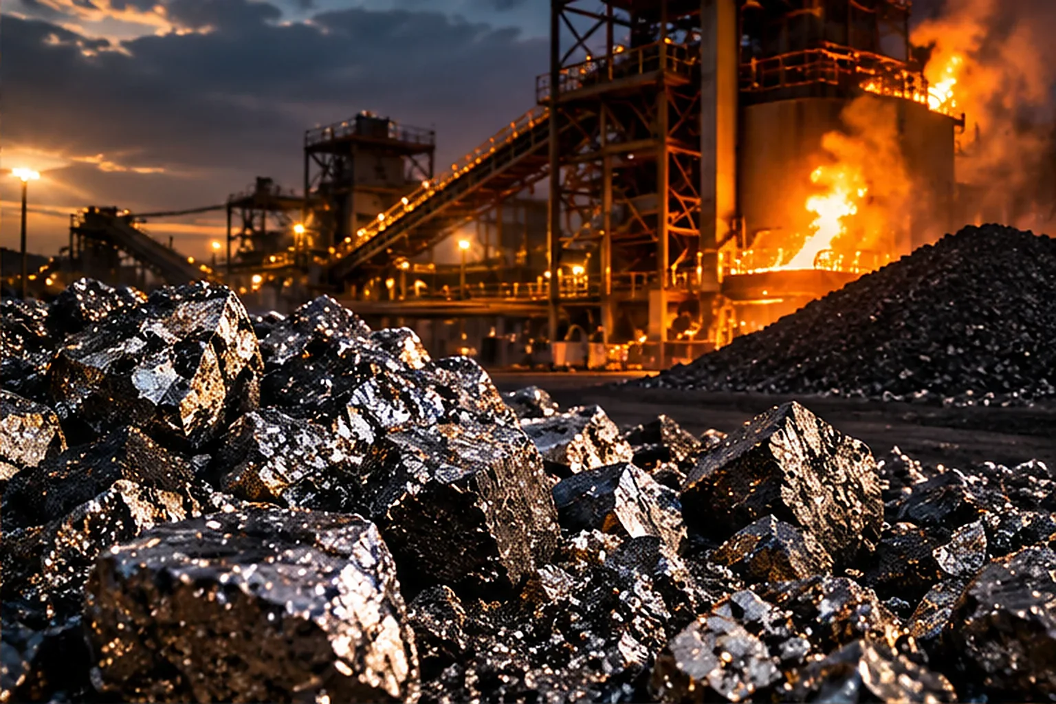 Powering global industry — illustrative commodity imagery