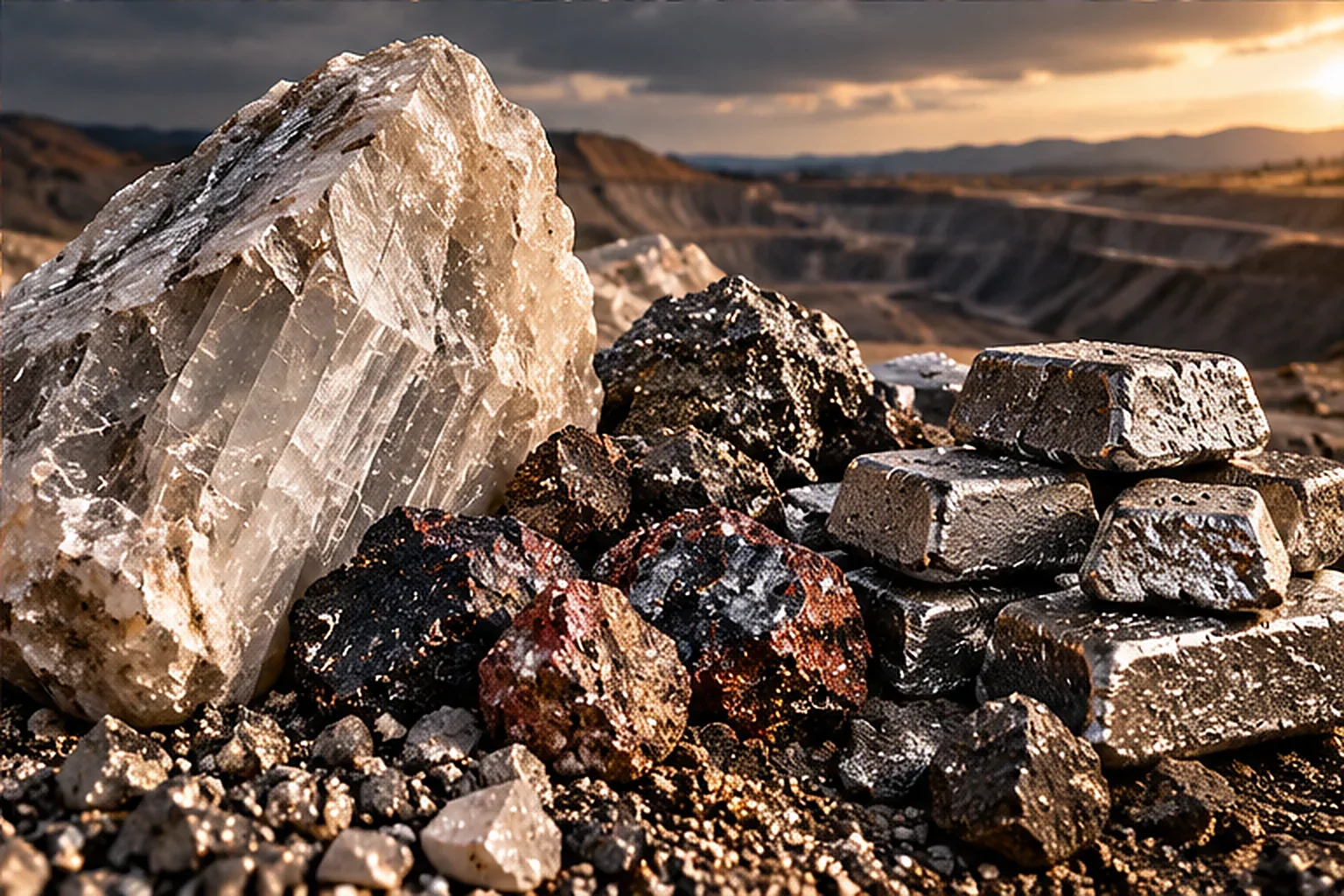 Enabling a lower-carbon future — illustrative commodity imagery